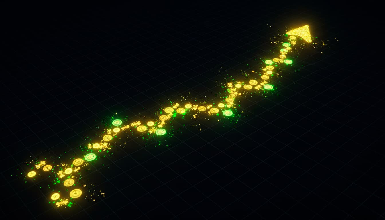 Concepto visual de la Estrategia Hormiga - crecimiento constante